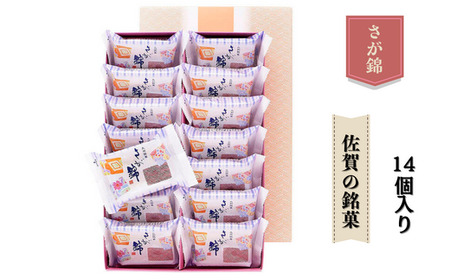 さが錦 14個入 バームクーヘン 和菓子 菓子 銘菓 創作和菓子 サンド 最高金賞受賞 大人気 ：B115-004