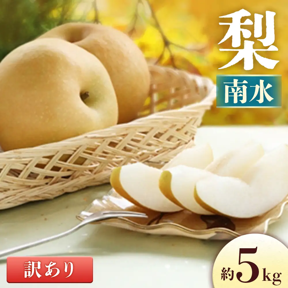 梨 南水 約5㎏ 梨 訳あり