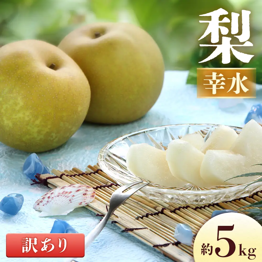梨 幸水 約5㎏ 訳あり 梨