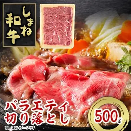 しまね和牛　バラエティ切り落とし　500g【配送不可地域：離島】【1463373】