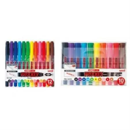 プロッキー 細字 12色セット + プロッキー 太字 10色セット_雑貨・日用品  文房具・印鑑 _【1390979】