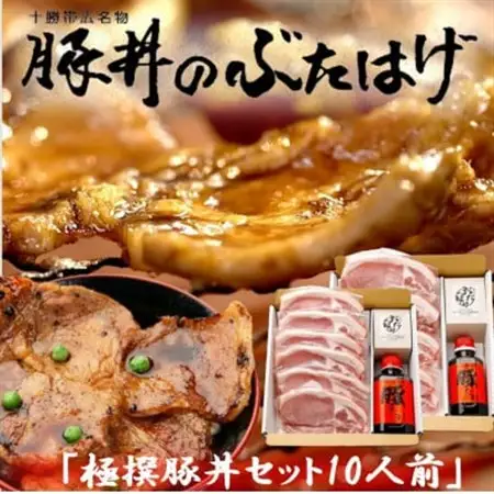豚丼のぶたはげ「極撰豚丼セット10人前」_肉  豚肉   調味料 こしょう  コショウ 胡椒  調味料   _【配送不可地域：離島】【1482250】