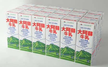 【6ヶ月定期便】大阿蘇牛乳 1L×18本(×6回) 合計108L らくのうマザーズ  常温保存 成分無調整牛乳 生乳100%使用 乳飲料 乳性飲料 ロングライフ 長期保存 送料無料