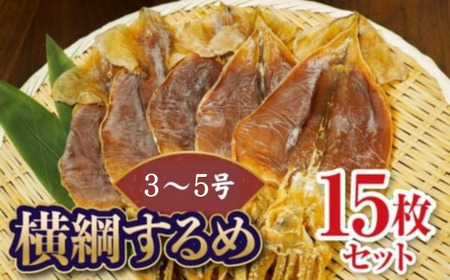 大久吉田商店 横綱するめ(3～5号)15枚セット FKD007