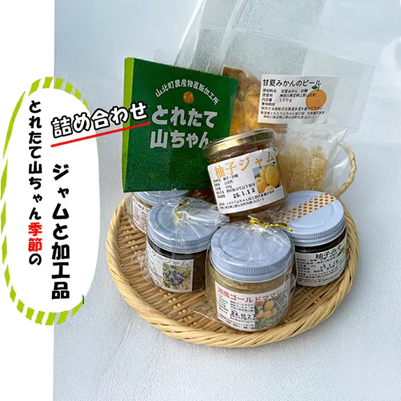 とれたて山ちゃん季節のジャムと加工品【 ジャム 季節のジャム フルーツ 甘夏 ピール 柚子味噌 詰め合わせ 神奈川県 山北町 】