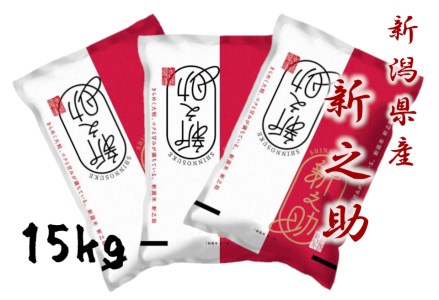 【令和7年産】新潟県産「新之助」15kg 関口商店 米 こめ コメ 精米 白米 【大人気のため予告なしに受付休止・再開します】 1N03044
