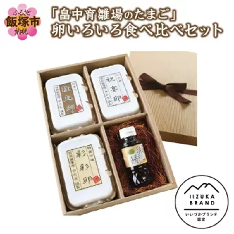 「畠中育雛場のたまご」卵いろいろ食べ比べセット【B3-013】