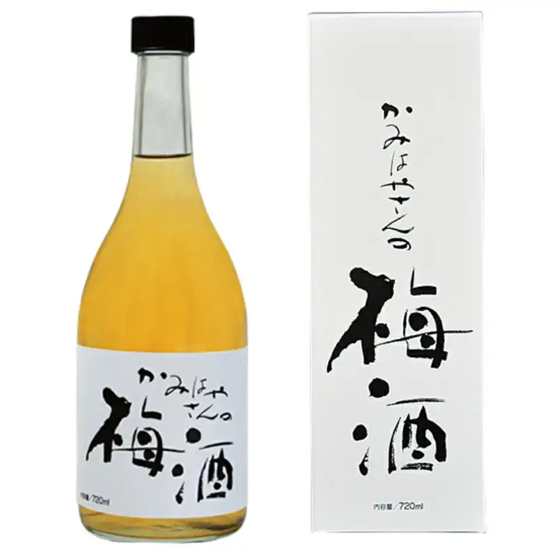 かみはやさんの梅酒 【白】 720ml 2本 アルコール度数11％ / 梅干し 梅干 梅 うめ 梅酒 酒 紀州南高梅 南高梅 和歌山 紀州産 完熟梅 本格梅酒 ギフト プレゼント お土産 手土産 【okh020】