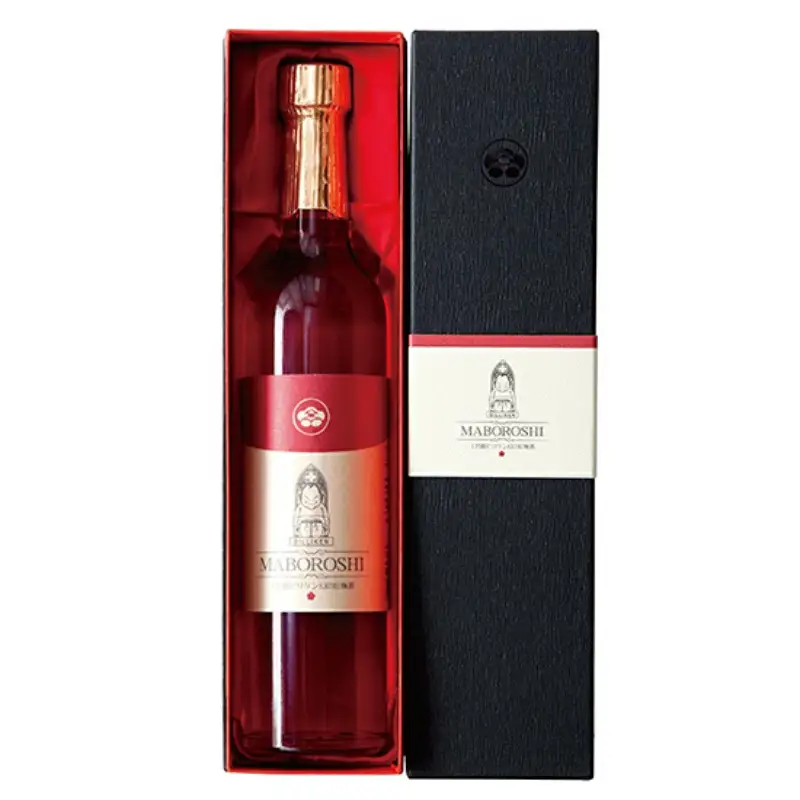 上芳養ビリケン幻の梅酒【紅】 500ml (贈答用化粧箱入) アルコール度数11％ / 梅 うめ 梅酒 酒 紀州南高梅 南高梅 和歌山 紀州産 完熟梅 本格梅酒 ギフト プレゼント お土産 手土産 贈答 お歳暮 リキュール 【okh026】