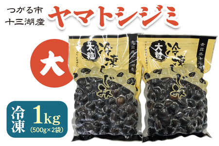 青森県十三湖産【冷凍】ヤマトシジミ 大 1kg [0555]