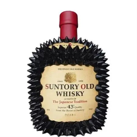 ウィスキー オリジナル デコレーションボトル (トゲOL:700ml)_酒・アルコール ウイスキー    雑貨・日用品  家具・インテリア _【1473383】
