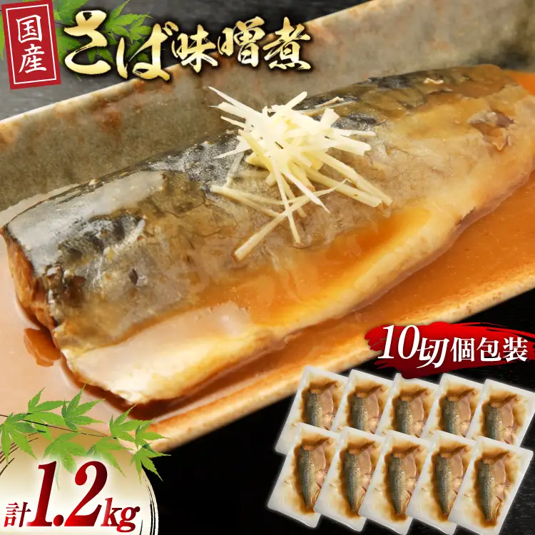 国産 さば 味噌煮 120g×10パック [阿部長商店 宮城県 気仙沼市 20564777]