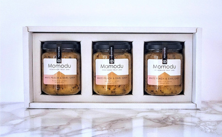 Momodu 白桃 アールグレイ ジャム ギフト 3瓶 セット もも 桃 モモ ピーチ 加工食品 