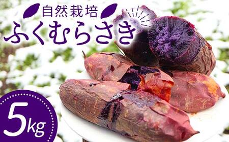 自然栽培 ふくむらさき 5kg 大～小混合 さつまいも サツマイモ 芋 F3S-2642
