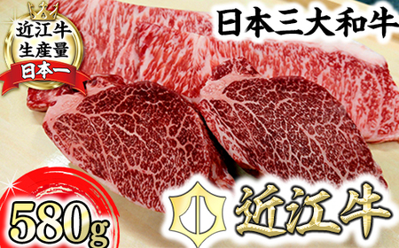 近江牛 豪華 ステーキ セット 580g ヒレ サーロイン 冷蔵 寛閑観 【FR24W1】 ステーキ