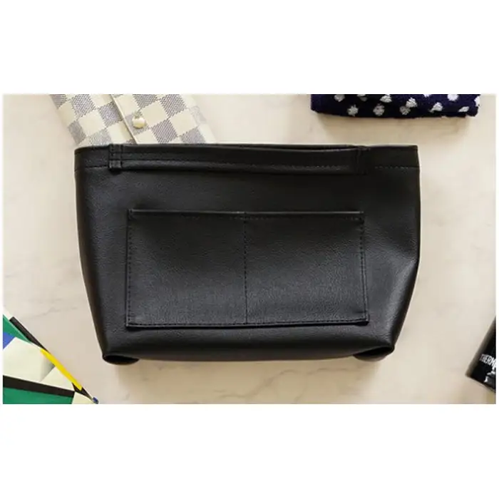上質な日本製バッグインバッグ「ansac」（ブラック） No.208-02