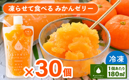 凍らせて食べるみかんゼリー × 30個 詰め合わせ【ギフト 母の日 父の日 こどもの日 敬老の日】[m01-e003]