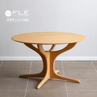 【FILE FURNITURE WORKS】ダイニングテーブル(DT-6 Round Table)｜京都 家具 人気ブランド 国産家具