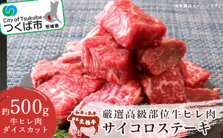 厳選高級部位牛ヒレ肉サイコロステーキ500g ヒレ肉