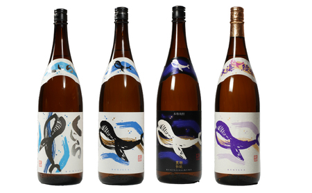 469-1 『くじら』が勢ぞろい！1800ml×4本セット KN034-004 酒 焼酎