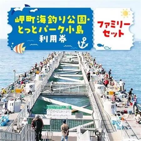 岬町海釣り公園・とっとパーク小島利用券【ファミリーセット】_旅行券・チケット  入場券・優待券 _【1267400】