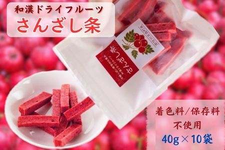 和漢ドライフルーツ「さんざし条」40g×10袋