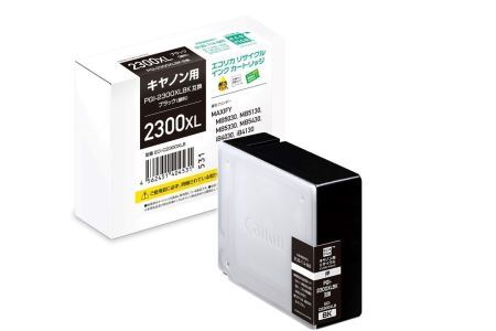 エコリカ【キヤノン用】 PGI-2300XLBK互換リサイクルインク ブラック（型番：ECI-C2300XLB） canon リサイクル インク 互換インク カートリッジ インクカートリッジ カラー オフィス用品 プリンター インク 山梨県 富士川町
