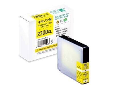 エコリカ【キヤノン用】 PGI-2300XLY互換リサイクルインク イエロー（型番：ECI-C2300XLY） canon リサイクル インク 互換インク カートリッジ インクカートリッジ カラー オフィス用品 プリンター インク 山梨県 富士川町