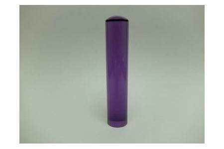 E441紫水晶　印鑑　12.0㎜×60.0㎜