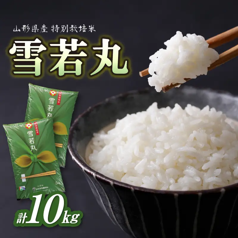 特別栽培米 雪若丸 10kg 【山形県産】【2025年度産米】 001-095