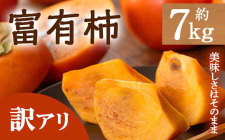 ＜先行予約！2026年10月下旬以降順次発送予定＞＜訳あり・家庭用＞香川県産 富有柿(約7kg) 香川県 国産 果物 フルーツ カキ 【man087】【Aglio nero】