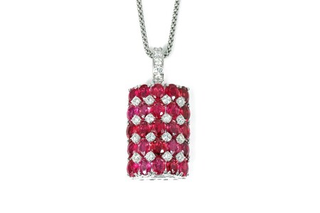 【ふるなび限定】【一点もの】ルビー（5.37ct）ダイヤモンドプラチナペンダント　R76　K05132-H　FN-Limited-SP