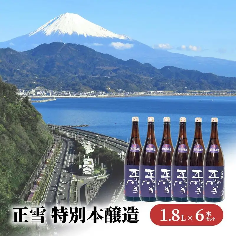 正雪 特別本醸造 1.8L×6本セット 幸せの酒 銘酒市川 日本酒 お酒 プレゼント お祝い ギフト