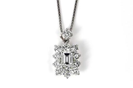 【ふるなび限定】【一点もの】ダイヤモンド（0.504ct）プラチナペンダント　R84　K05140-H　FN-Limited-SP