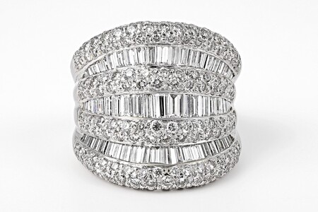 【ふるなび限定】【一点もの】ダイヤモンド（トータル3.72ct）プラチナリング　R93　K05149-H　FN-Limited-SP