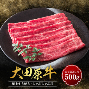 大田原牛 極上 すき焼き・しゃぶしゃぶ用切り落とし肉（500g）| ブランド牛 和牛 牛肉  切り落とし 高級 すき焼き しゃぶしゃぶ 和牛和牛和牛和牛