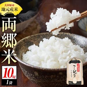 地元産 両郷米 10Kg ×1袋 ｜  お米 コシヒカリ こしひかり 栃木県 大田原市