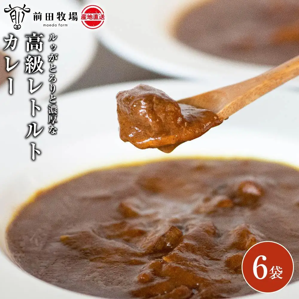 【大田原 前田牧場 ビーフカレー 200g×6袋 】ルゥがとろりと濃厚な高級カレー | ブランド牛 牛肉 カレーライス レトルト カレーカレーカレーカレー