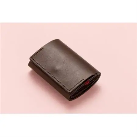 colmのコンパクト財布 ブラウン「カードが見やすく取り出しやすい小さな財布」_装飾品・工芸品 財布 服飾小物 _【1404340】