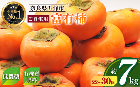★ 4.8 獲得 訳あり 富有柿 約 7kg ご自宅用 （ 約22個 ～ 30個 入り）| 西岡農園