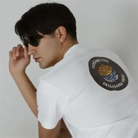 バックプリント 館山市 マンホールTシャツ 白 XLサイズ【1489882】