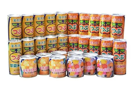 AB020つぶドリンク・フルーツ缶詰 28缶セット