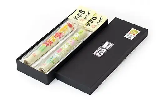AB036温かな色合いとゆらぎに安らぐ　絵蝋燭2本セット