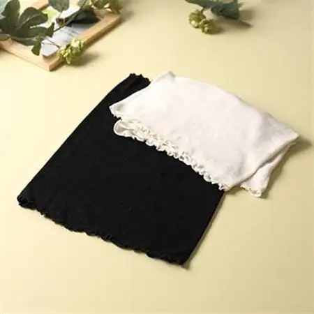 和歌山県産シルク腹巻き2枚セット　ブラック・ホワイト_装飾品・工芸品  服飾小物 _【1107676】
