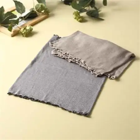 和歌山県産シルク腹巻き2枚セット　シルバー・サンドベージュ_装飾品・工芸品  服飾小物 _【1117232】