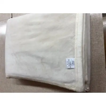 綿100%綿毛布 厚手タイプ 生成_雑貨・日用品 毛布 寝具 _【1450017】