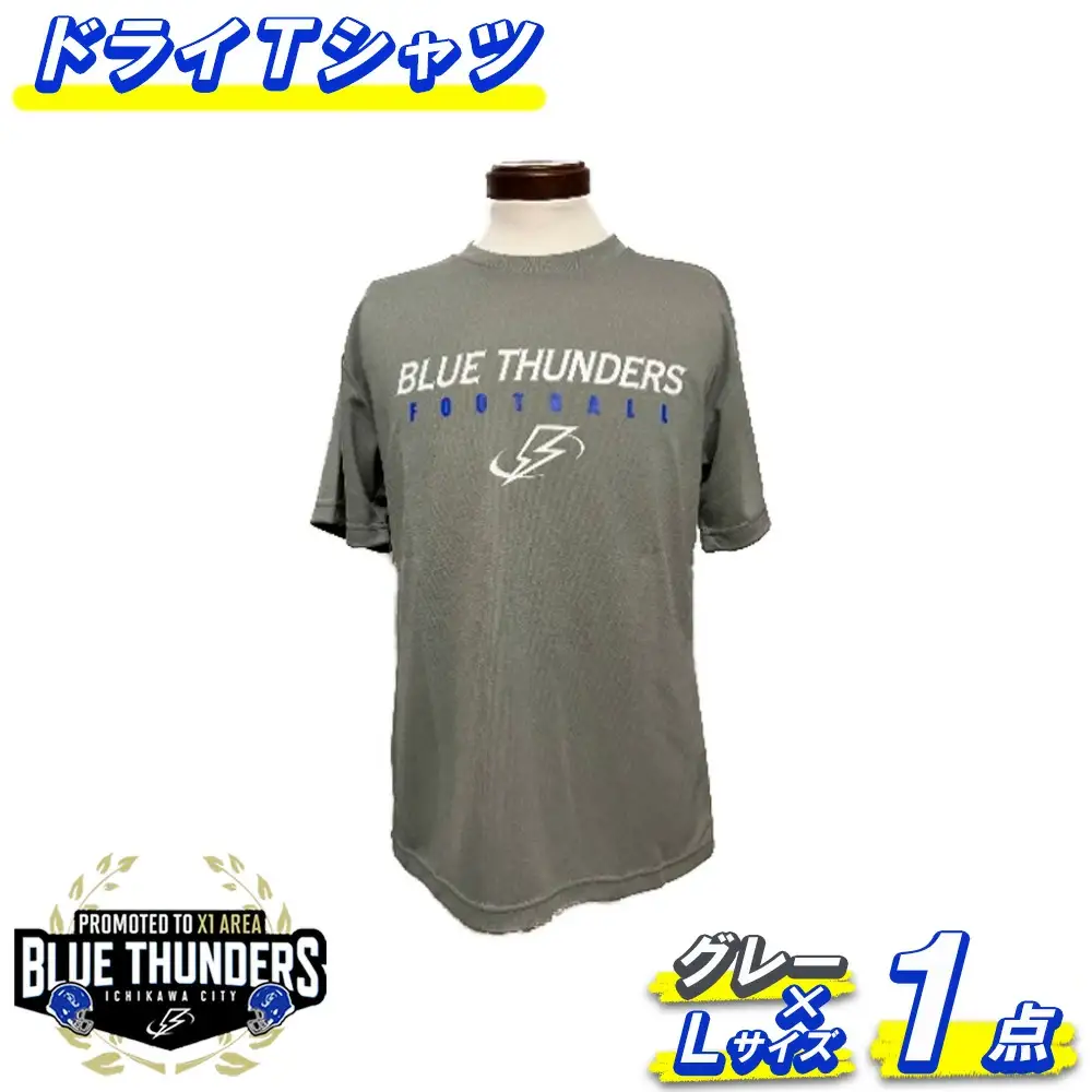 ブルーサンダース ドライTシャツ＜カラー：グレー／サイズ：L＞　【12203-0204】