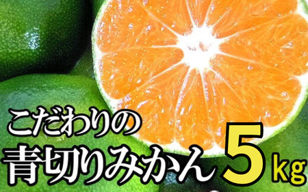  【2026年秋頃発送予約分】【農家直送】こだわりの青切りみかん 約5kg サイズお任せ 有機質肥料100%　※2026年9月下旬より順次発送予定（お届け日指定不可）/ミカン 蜜柑 柑橘 フルーツ くだもの 果物 【nuk150D】