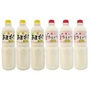 甘さまろやか／生姜入りあまざけセット　6本（1本1,000ml）