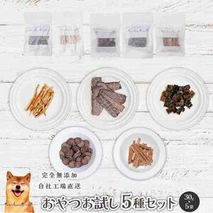 【 愛犬 ・ 愛猫 用】無添加 おやつ 5種セット